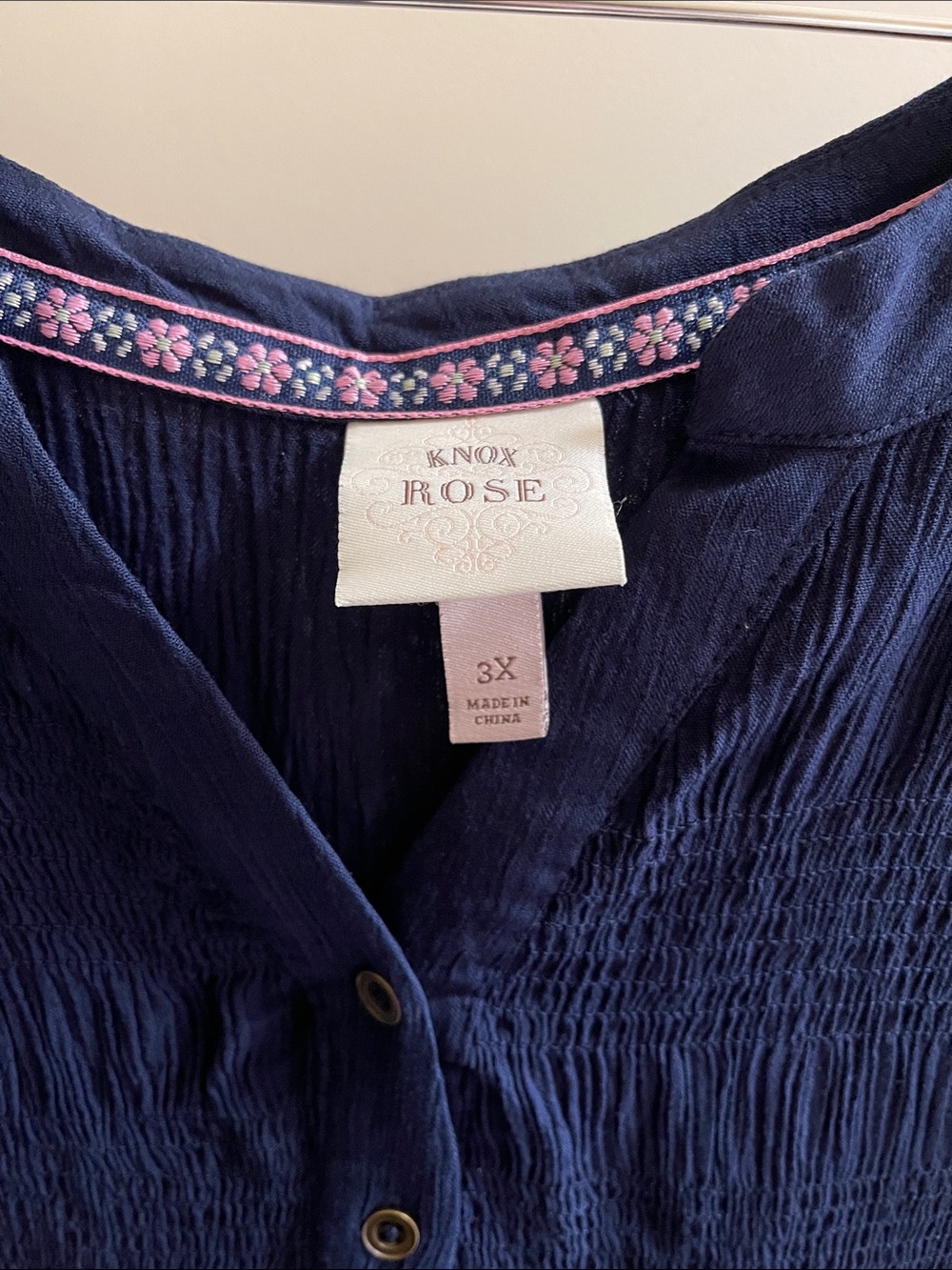 Blue Button-Front Maxi Dress - Picture 5 of 8